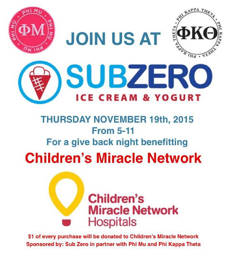 SubZero Give Back Night